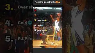 Ranking Best Dunks🏀🔥