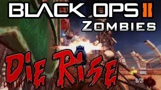 Die Rise Zombies NEW Map Gameplay | Should I Post More Zombies? (BO2 Revolution)
