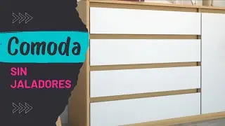 Como hacer una comoda de Melamina sin jaladres