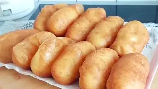 Тесто для ЖАРКИ ПИРОЖКОВ/Водолаз/Пышные/Вкусные/