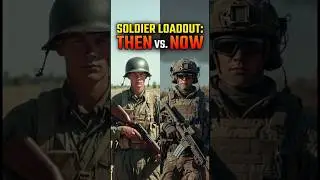 Soldier Loadout: Then Vs. Now #youtubeshorts #thenvsnow #modernwarfare #militaryhistory #infantry