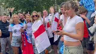 England Fans Take Over London: Pre-Match Celebrations Before Euro Cup Final