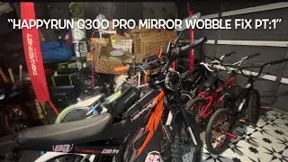 😱 Устранение шатания зеркала HappyRUN G300 Pro, часть 1 (модернизация для электровелосипеда) #SKo...