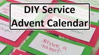Service/Nativity Advent Calendar DIY