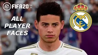 REAL MADRID ALL PLAYER FACES FIFA 20