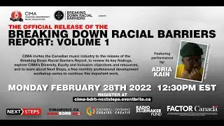 The Official Release of the Breaking Down Racial Barriers Report &ndash; Volume 1