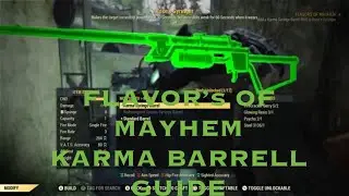 Flavours of Mayhem &lsquo;karma syringe barrel&rsquo; ingredients guide for Rose&rsquo;s Syringer - #fallout76