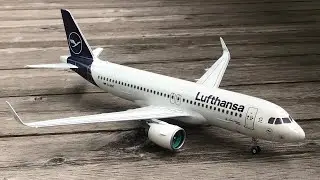 Revell Airbus A320 NEO Lufthansa LED's assembly