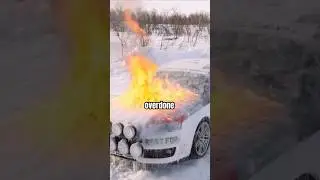 Jeremy Clarkson Sets His Car On Fire🔥😱#thegrandtour