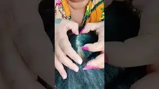 Parte (1) Verifica&ccedil;&atilde;o de piolho #asmr #lice #relax #asmrsounds #cabelo #asmrvideo 