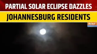 Spectacular Partial Solar Eclipse Captivates Viewers in Johannesburg | World News | India TV English