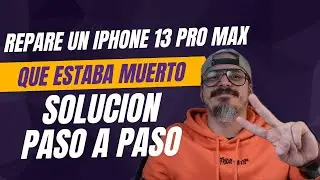 ¡Parecía perdido! Así reviví este iPhone 13 Pro Max apagado por completo 💀⚡ REPARACION Y DIAGNOSTICO