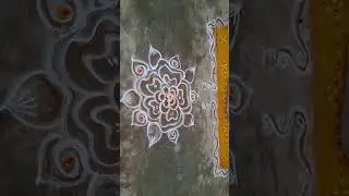 Dhanurmasam tuesday rangoli with gobbemma #rangolidesigns #kolamdesigns