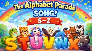 Alphabet Animal Parade S to Z 🐾 | Fun ABC Song for Preschool Kids | MK Kids Nursery Rhymes