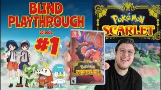 First Time in Paldea! | Pok&eacute;mon Scarlet BLIND Playthrough [1]