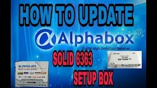 Update Alphabox software|| Solid 6363 ||setup box.