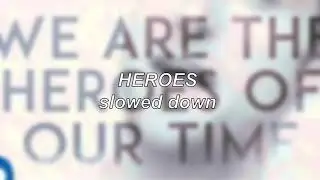 Måns Zelmerlöw - Heroes | Slowed Down