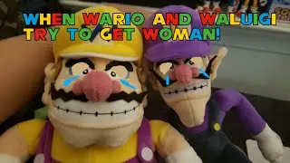 Mario Plush: When Wario And Waluigi Try To Get Women!