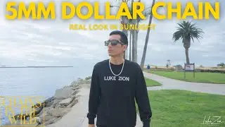 5mm Dollar Chain (22 Inches) in Natural Sunlight | Chains in the Wild