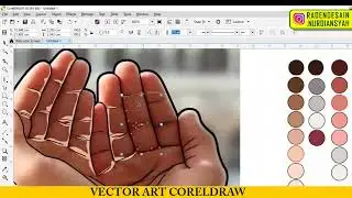 how to draw vector art in coreldraw - speed art coreldraw - Raden Desain Official