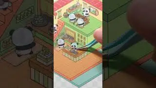[ASMR] No. 065 Tiny Scene Story  #3dstickerscene #sticker #3dsticker #asmr