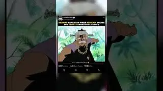 Shanks Reaction When Mihawk Shows Him Luffy&rsquo;s Wanted Poster💀| EDIT | #onepiece #shorts #shanks