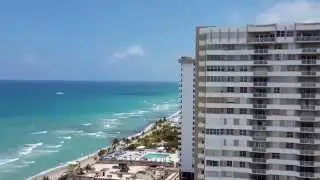 Beautiful view from the Hemispheres Condo at Hallandale Beach