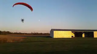 Dave successful lands paramotor