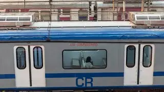 Mumbai AC local train after lockdown at Nerul station | Harbor line | Panvel -Thane AC local