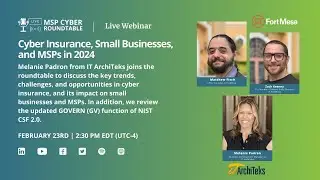 Cyber Insurance, Small Businesses, and MSPs in 2024