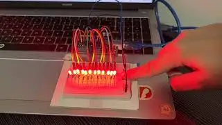Homework #2 - LED light chaser effect using Arduino