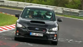2015 WRX STI Nurburgring nordschleife BTG 8min36 vs crashed megane rs