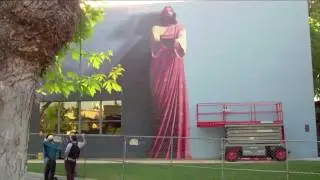 Mural Restoration of Kent Twitchell's Mural of Biola Jesus - 2 Video, Consolidation