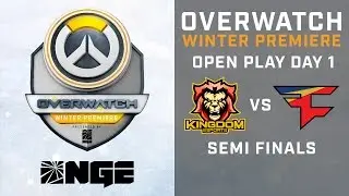 Kingdom Esports vs Faze Clan Semi Finals Open Play Day 1 - Overwatch Winter Premiere