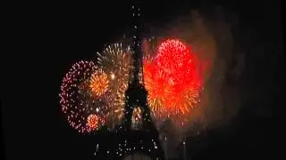 Paris Fireworks 2014 - France Happy New Year