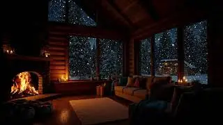 Peaceful Snowy Night Piano | Gentle Winter Music for Study & Rest