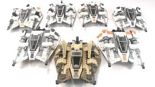 LEGO Star Wars Snowspeeders Sets Compared! | 7130, 4500, 7666,8089, 75014, 75049, 75098 |