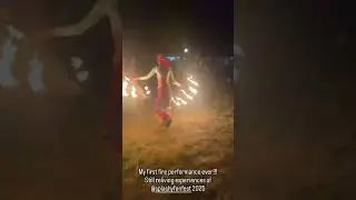 My 1st Fire Performance Ever! Splashy Fen Fest 2025