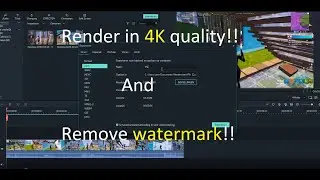 How to RENDER in *4K* QUALITY in FILMORA 9!!