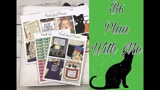 B6 Plan With Me //Pink Leaf Printables