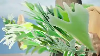Australian Staghorn Fern 3d animation with unreal engine