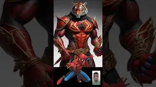 Marvel Avengers Superstar but Tiger Warrior #shorts #youtubeshorts #marvel #avengers #tiger