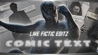 📢 NEW GIVEAWAY! | XML + COMIC BOOK TEXT PRESET (Fictic Editz Style) 🔥 ~ Xuru Editx  @fictic_editz