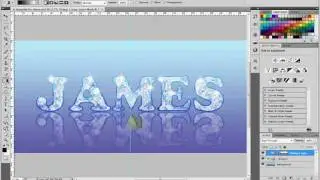 Ice type font design tutorial for adobe photoshop cs4