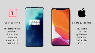 OnePlus 7T Pro vs iPhone 11 Pro Max: Antutu Benchmark