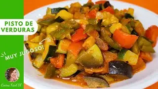 PISTO de VERDURAS muy JUGOSO y FÁCIL | Cocina Fácil SF
