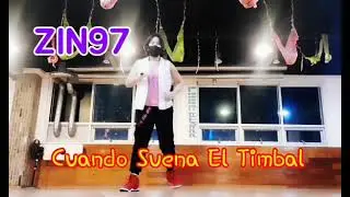 ZIN97 | Cuando Suena El Timbal | SALSA | ZUMBA | Live Class| elisamo725