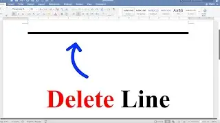 How To Delete A Line In Word
