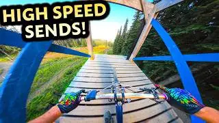 They’ve been building more jumps out here! - Silverstar Bike Park