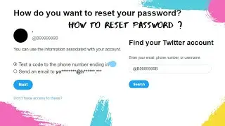 Reset Password Twitter [Step by step 2021 ]